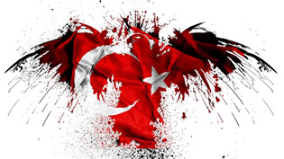 Türk Bayrağı Beyaz Kartal Arkaplan, Turkish Flag Wallpaper 1920x1080