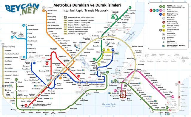 Metrobüs durakları