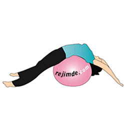 Pilates Topu ile Vücut Esnetme 2