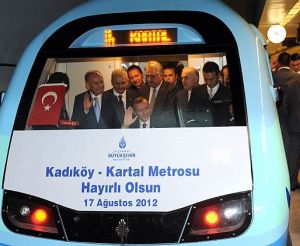 Kadıköy Kartal Metro hattı haritası ve durak isimleri, Kartal metro durakları, Kadıköy metro durakları